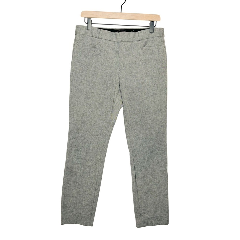 Banana Republic Womens Sloan‎ Fit Business Casual Career Trouser Pants Grey 8